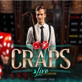 Live Craps slot visual from Evolution available on yepcasinoo.com